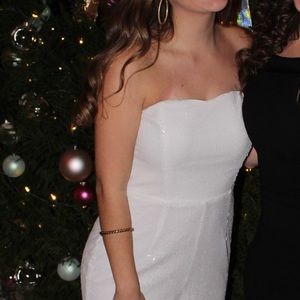 Lulu’s White Sequin Jumpsuit